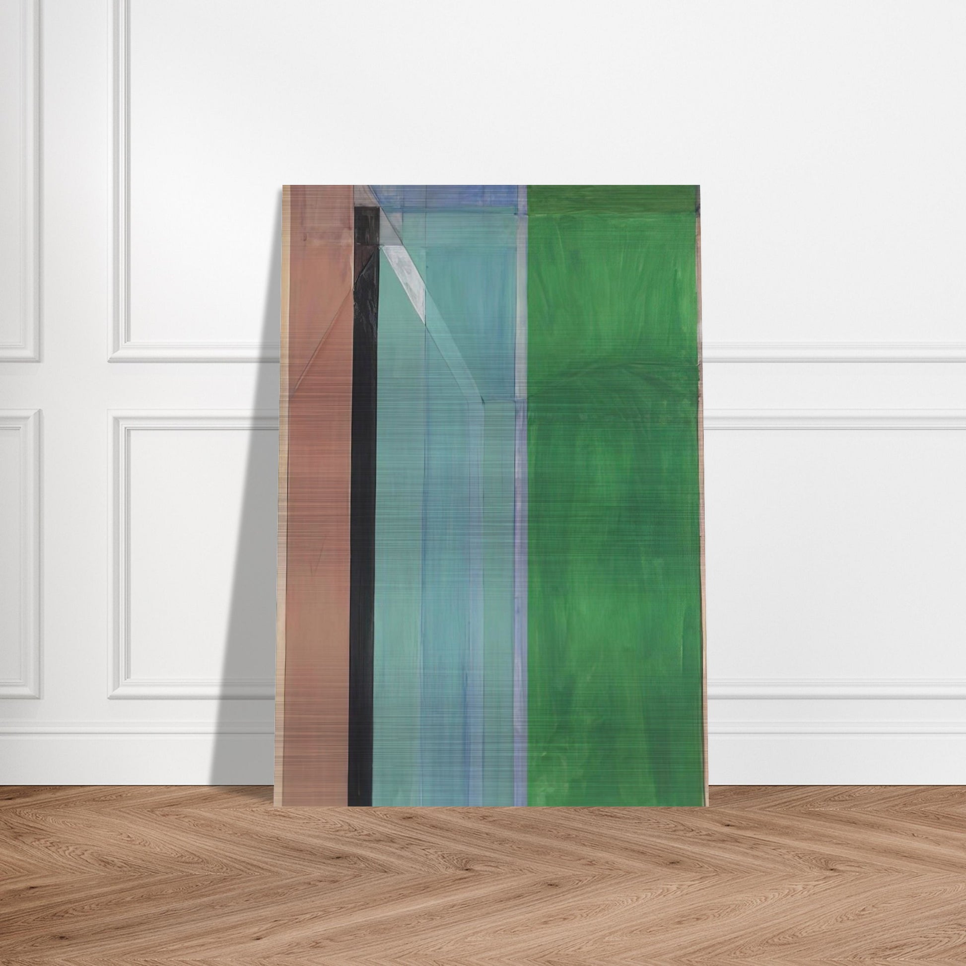 Ocean Park #30 - Richard Diebenkorn Brushed Aluminum Print - 70x100 cm / 28x40 inches | Richard Diebenkorn Aluminum Print | Richard Diebenkorn Prints