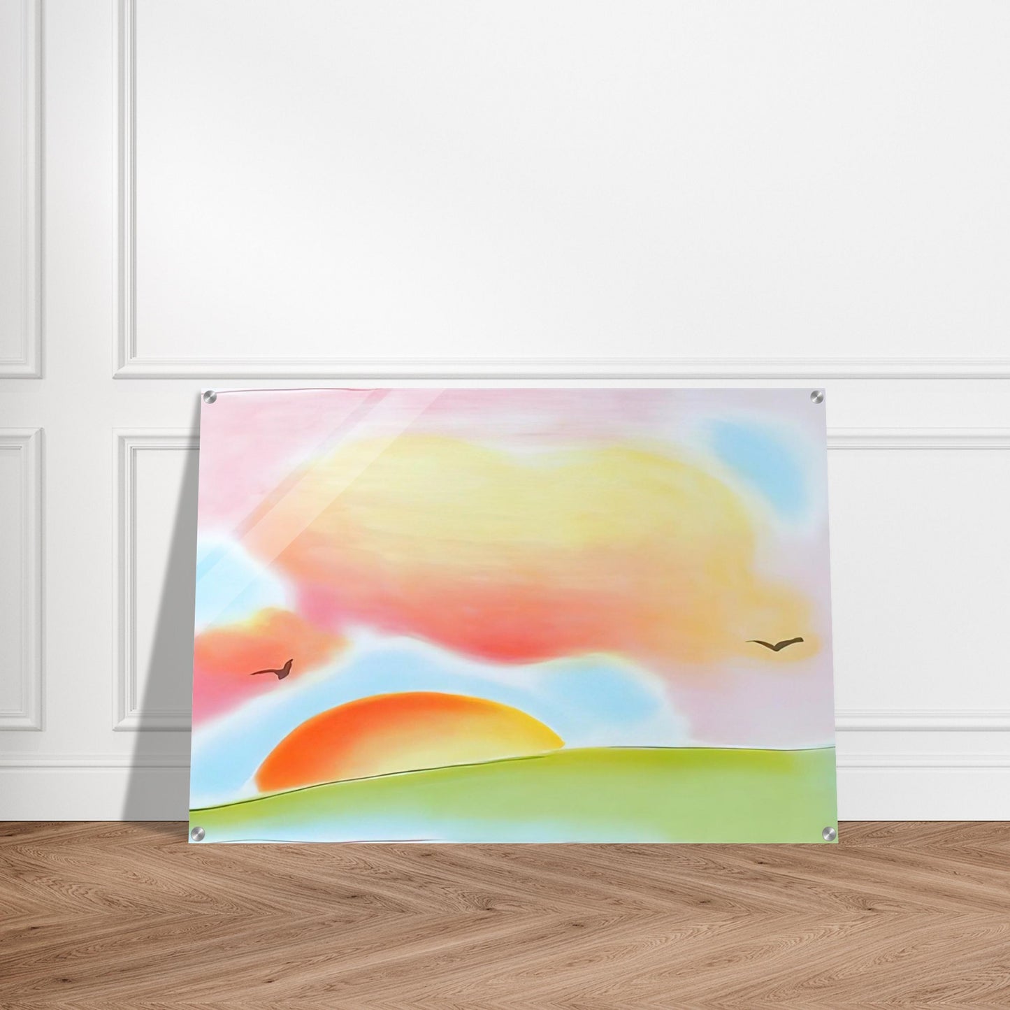 FREEDOM 1980 - Peter Max Acrylic Print - 70x100 cm / 28x40″ inches