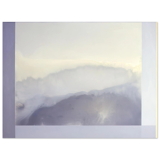 Ronnie Landfield - Approaching Arkansas - 1986  75x100 cm / 30x40inches Fine Art Poster