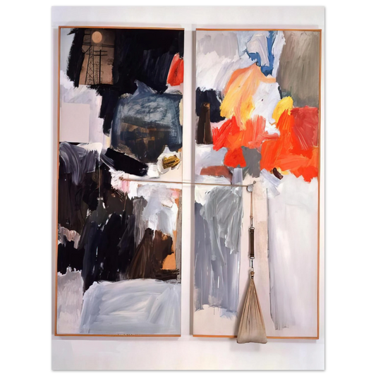 Robert Rauschenberg - STUDIO PAINTING 1961  75x100 cm / 30x40inches Fine Art Poster