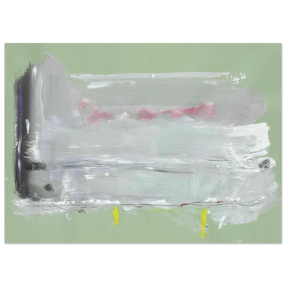 Helen Frankenthaler - Untitled - 1984 Wall art - 45x60 cm / 18x24 inches - Premium Wooden Framed Poster With Fine Art Paper-canvas - White frame