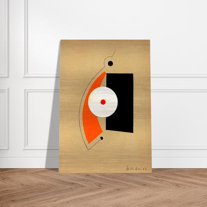 Untitled - 1962 - Carmelo Arden Quin Brushed Aluminum Print - 70x100 cm / 28x40 inches | Carmelo Arden Quin Aluminum Print | Carmelo Arden Quin Prints