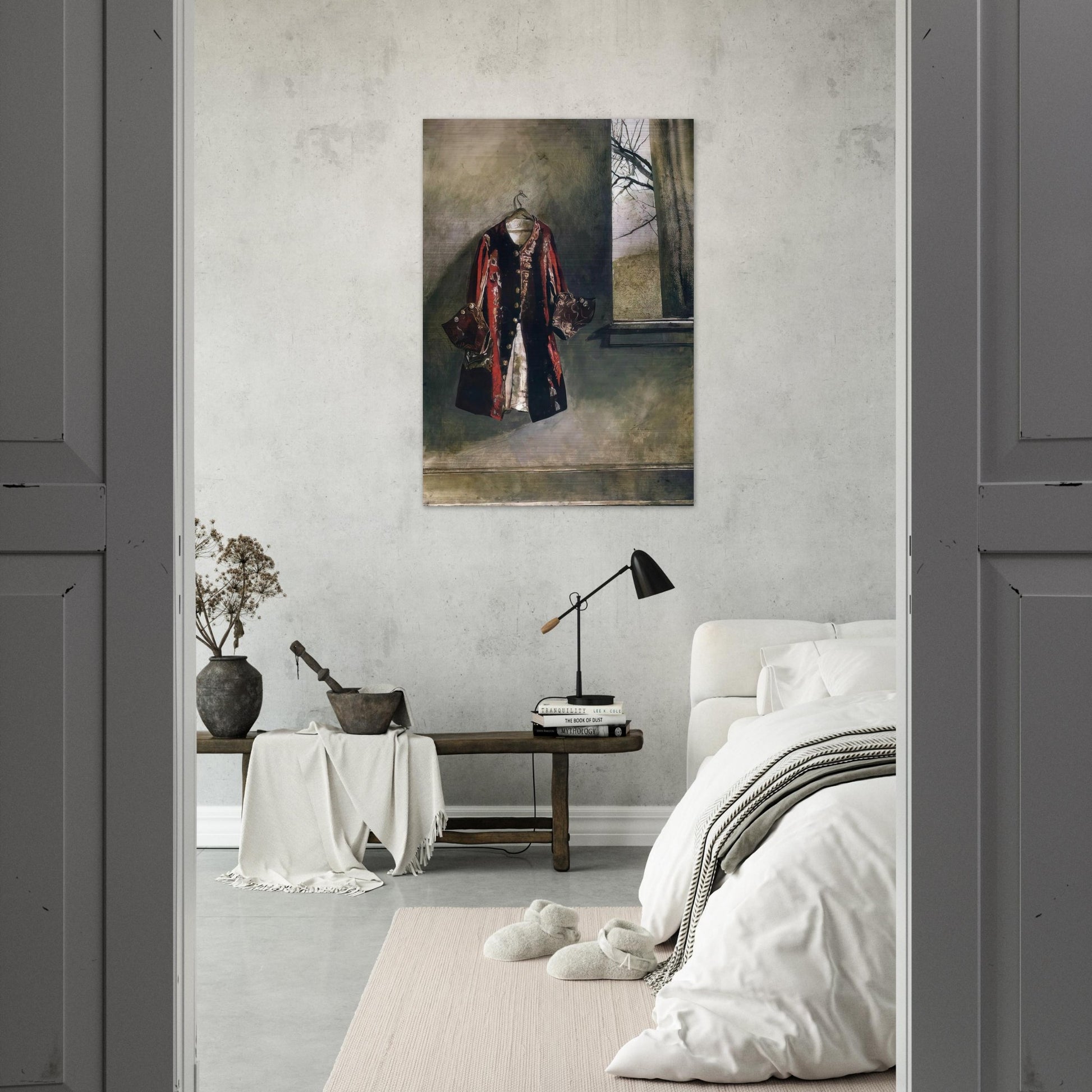 CURTAIN CALL - Andrew Wyeth Brushed Aluminum Print - 70x100 cm / 28x40 inches | Andrew Wyeth Aluminum Print | Andrew Wyeth Prints