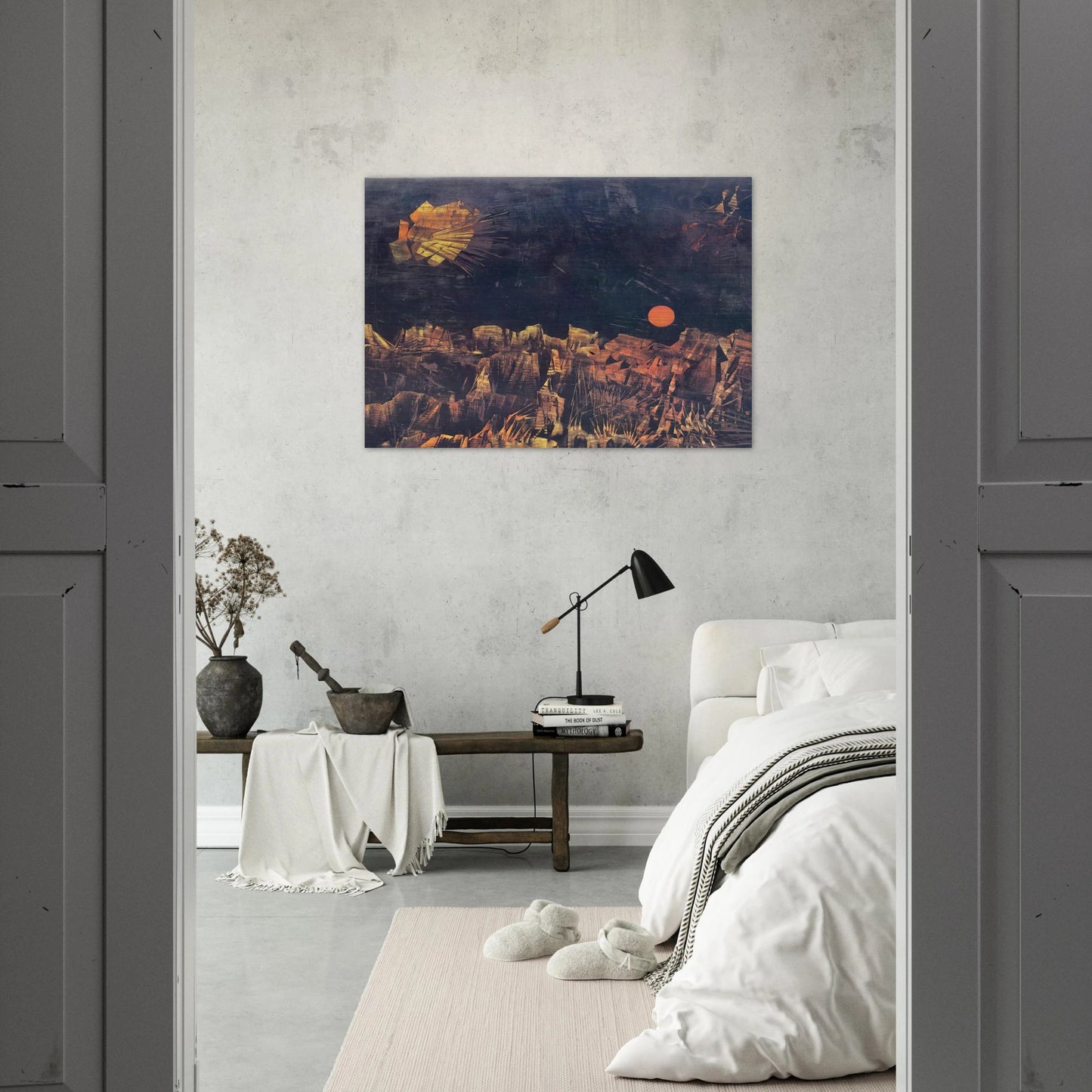 Praise to Tanguy - Max Ernst Brushed Aluminum Print - 70x100 cm / 28x40 inches | Max Ernst Aluminum Print | Max Ernst Prints