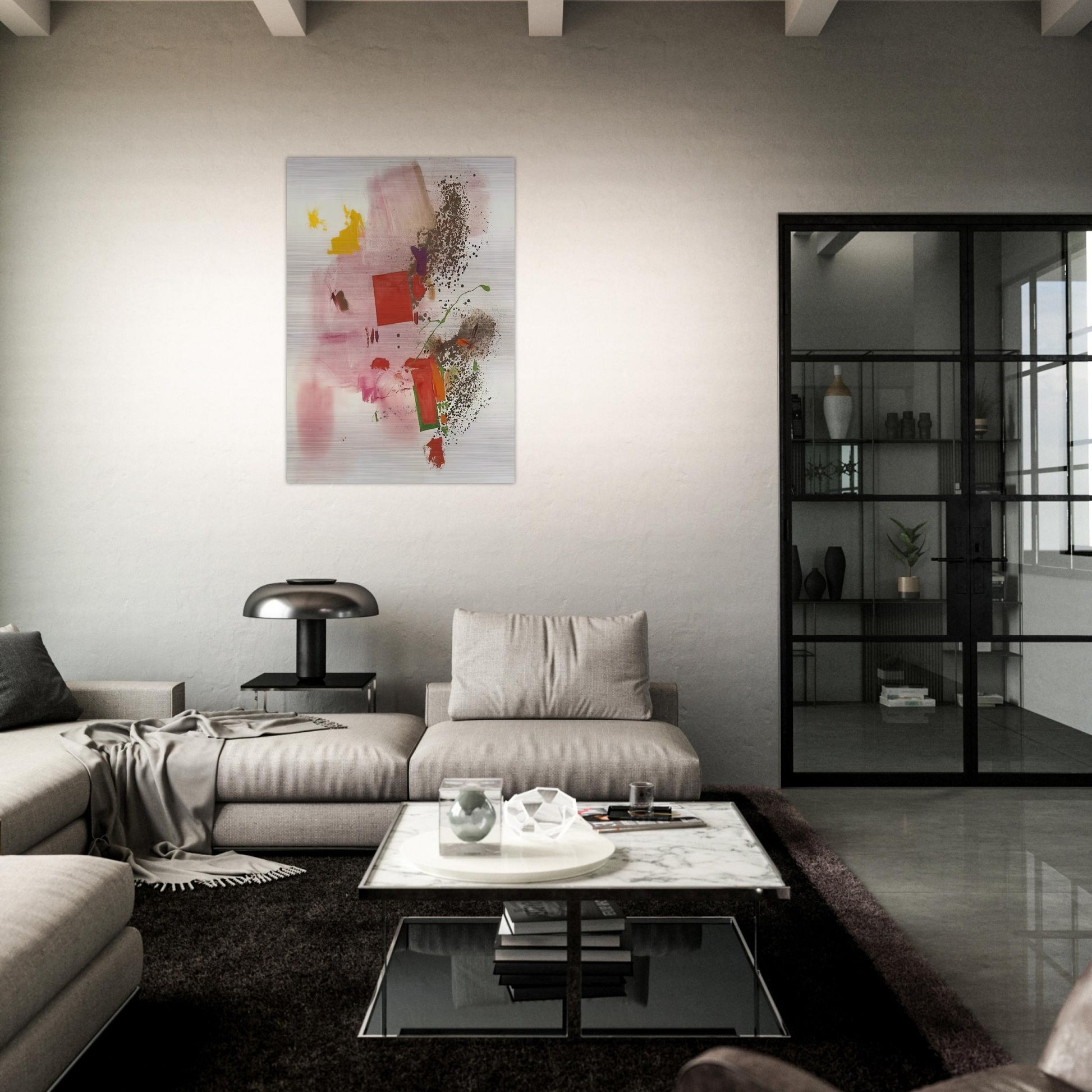 Lust and Delight - Hans Hofmann Brushed Aluminum Print - 70x100 cm / 28x40 inches | Hans Hofmann Aluminum Print | Hans Hofmann Prints