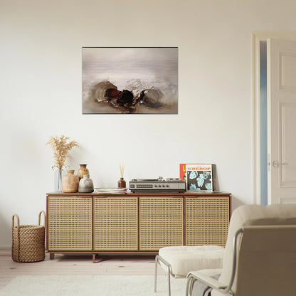 N 300 1960 - Luis Feito Brushed Aluminum Print - 70x100 cm / 28x40 inches | Luis Feito Aluminum Print | Luis Feito Prints