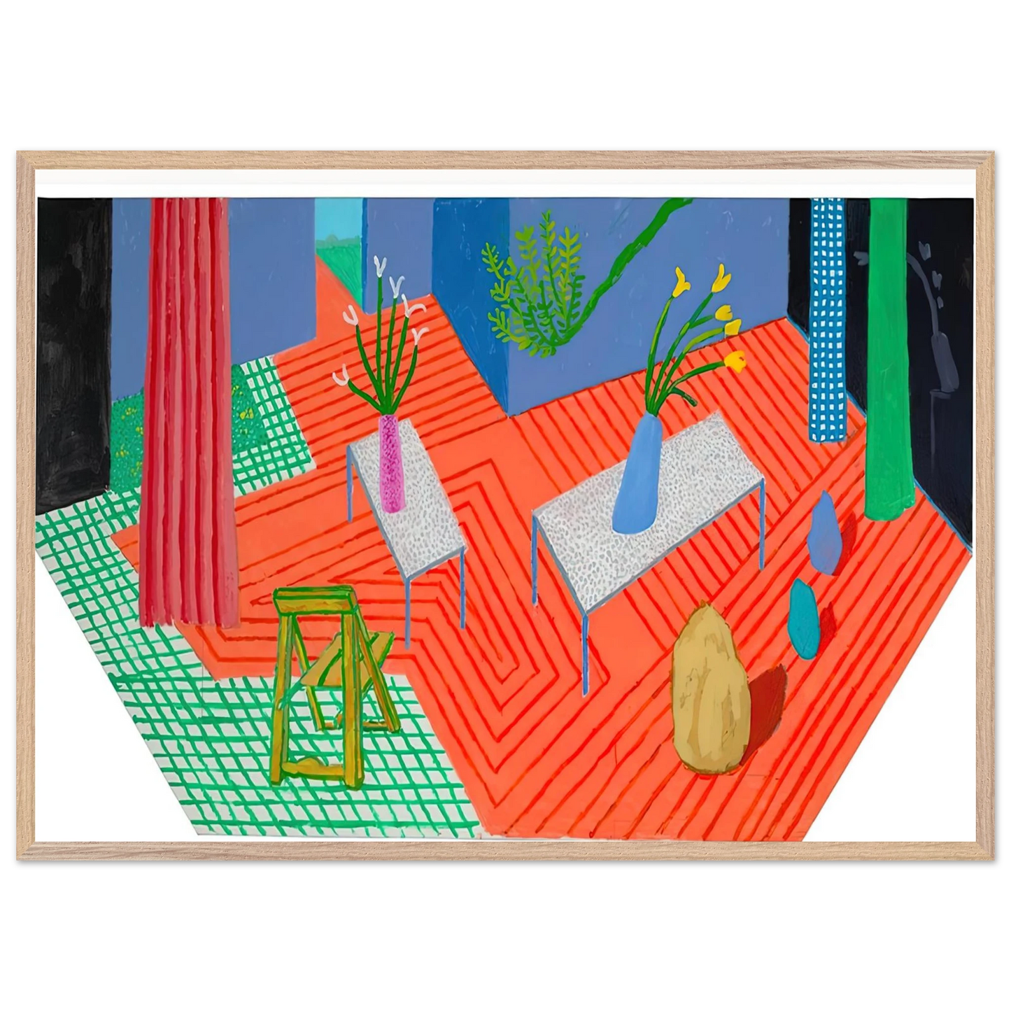 David Hockney - David Hockney Wall art - 70x100 cm / 28x40 inches - Fine Art Poster-canvas - -
