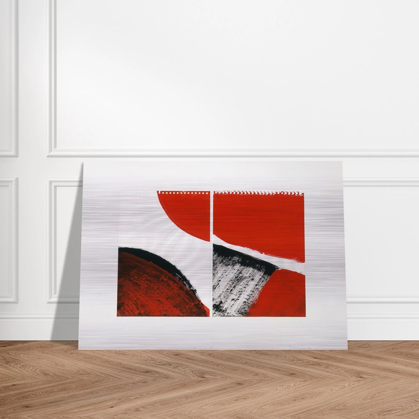 WHO KNOWS THE BEGINNING AND WHO KNOWS THE END II 1976 - BLINKY PALERMO Brushed Aluminum Print - 70x100 cm / 28x40 inches | BLINKY PALERMO Aluminum Print | BLINKY PALERMO Prints