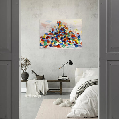 Color Abstraction - 1967 - Robert Goodnough Brushed Aluminum Print - 70x100 cm / 28x40 inches | Robert Goodnough Aluminum Print | Robert Goodnough Prints