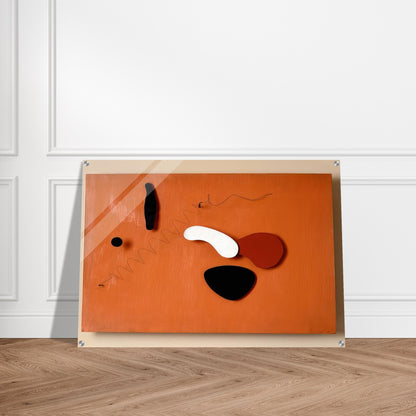 THE ORANGE PANEL 1936 - Alexander Calder Acrylic Print - 70x100 cm / 28x40″ inches | Alexander Calder Wall Art | Alexander Calder Prints