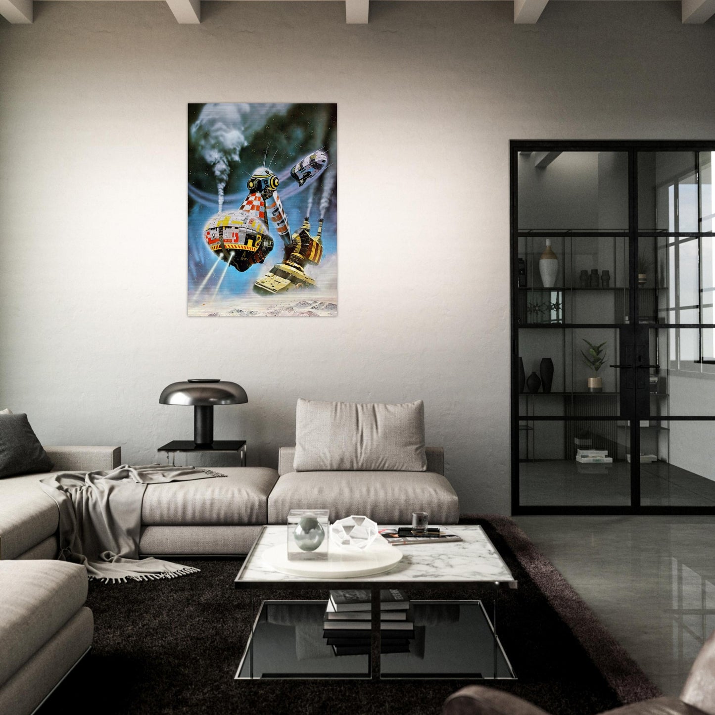 Chris Foss - Chris Foss Brushed Aluminum Print - 70x100 cm / 28x40 inches | Chris Foss Aluminum Print | Chris Foss Prints