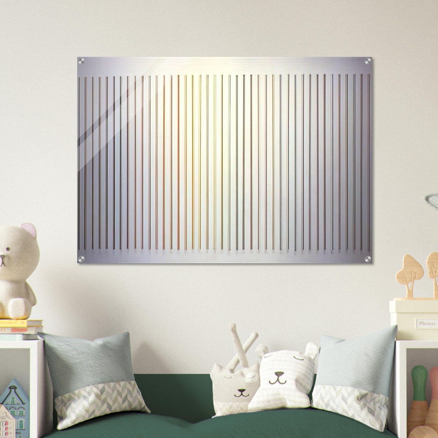 Color Needles - 1984 - Gene Davis Acrylic Print - 70x100 cm / 28x40″ inches