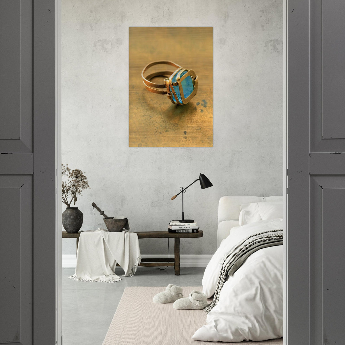 RING 1938 - Alexander Calder Brushed Aluminum Print - 70x100 cm / 28x40 inches | Alexander Calder Aluminum Print | Alexander Calder Prints