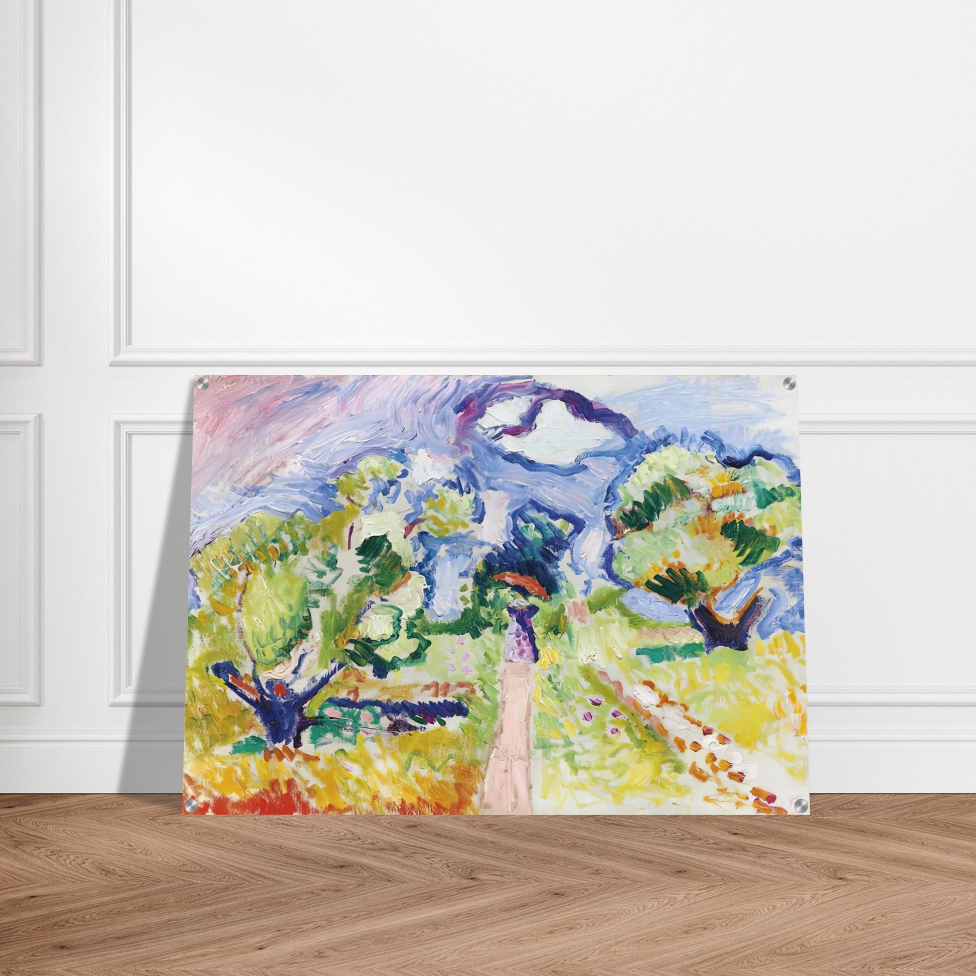 PROMENADE DES OLIVIERS 1905 - Henri Matisse Acrylic Print - 70x100 cm / 28x40″ inches
