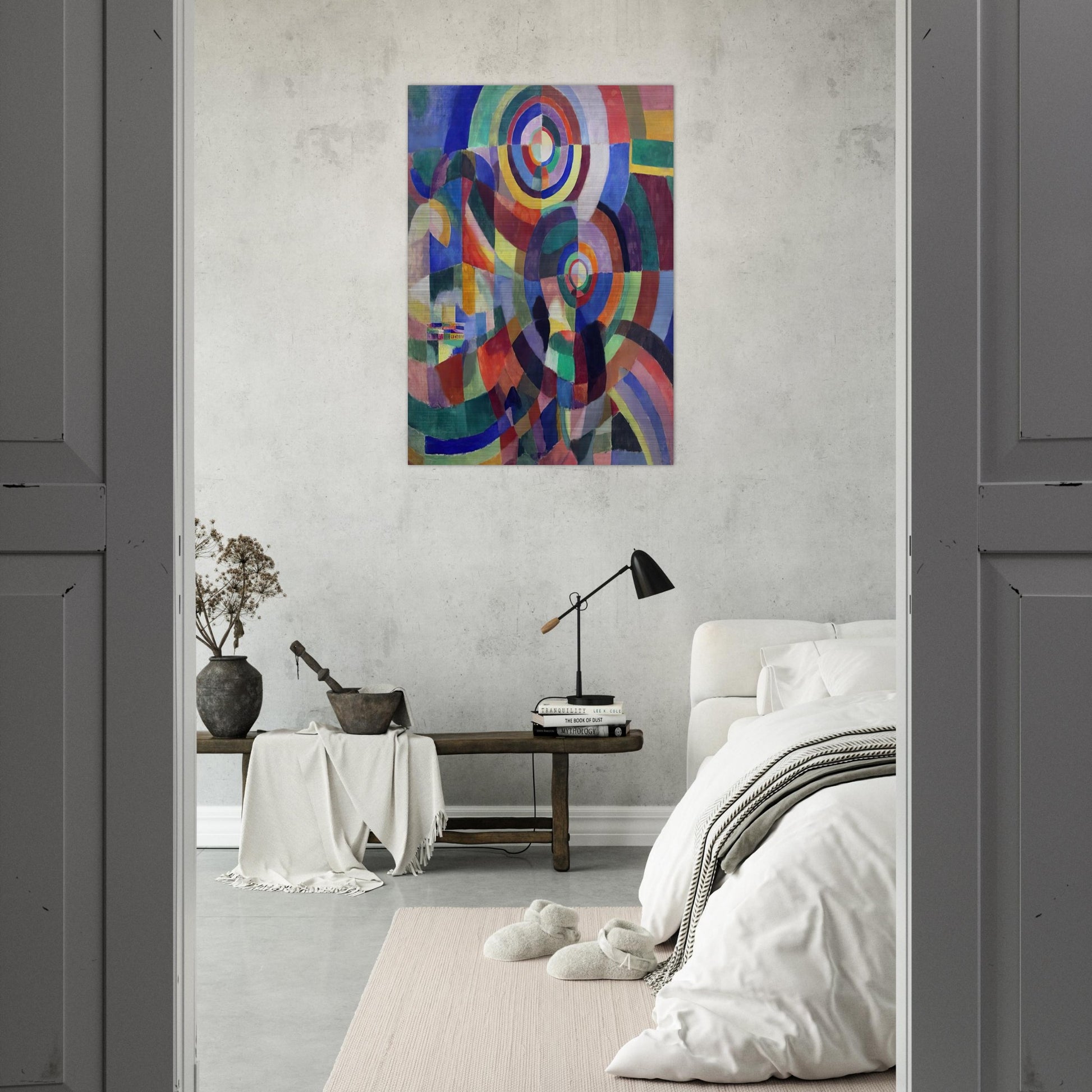 ELECTRIC PRISMS 1 - Sonia Delaunay Brushed Aluminum Print - 70x100 cm / 28x40 inches | Sonia Delaunay Aluminum Print | Sonia Delaunay Prints