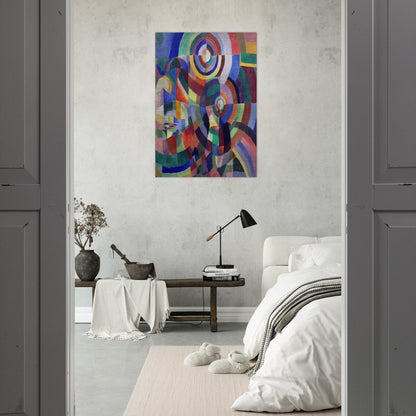 ELECTRIC PRISMS 1 - Sonia Delaunay Brushed Aluminum Print - 70x100 cm / 28x40 inches | Sonia Delaunay Aluminum Print | Sonia Delaunay Prints