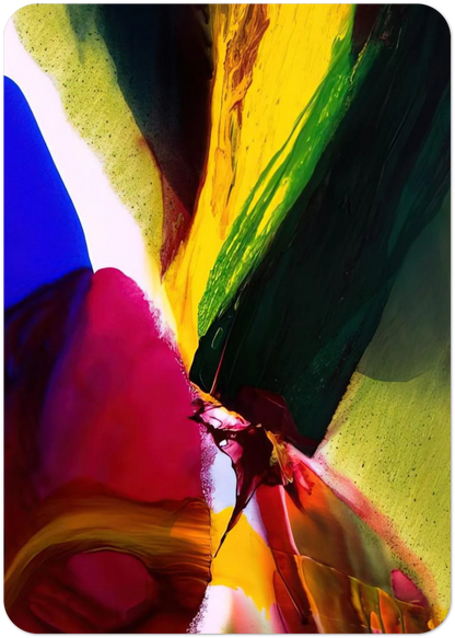 Phenomena Phoenix Equinox - 2006 By Paul Jenkins Pack of 10 Post Cards | Paul Jenkins Post Cards | A6 (10.5 x 14.8 cm) - 4.1 x 5.8 inches