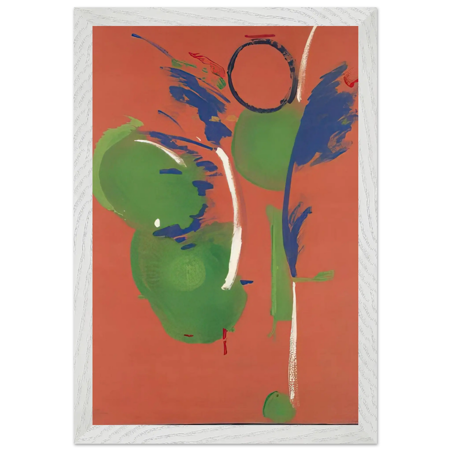 Helen Frankenthaler - Mary, Mary - 1987 Wall art - A3 (29.7 x 42  cm) - Premium Wooden Framed Poster With Fine Art Paper - Wood frame