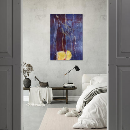 All About Blue - 1994 - Helen Frankenthaler Brushed Aluminum Print - 70x100 cm / 28x40 inches | Helen Frankenthaler Aluminum Print | Helen Frankenthaler Prints