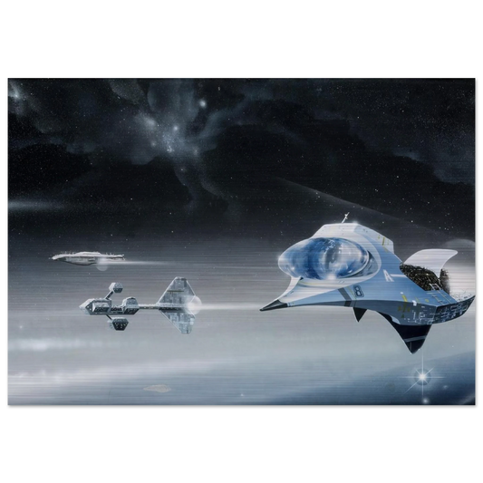 Chris Foss - Chris Foss Brushed Aluminum Print - 70x100 cm / 28x40 inches | Chris Foss Aluminum Print | Chris Foss Prints