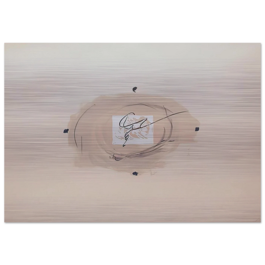 NOCTURN MATINAL 1970 - Antoni Tapies Brushed Aluminum Print - 70x100 cm / 28x40 inches | Antoni Tapies Aluminum Print | Antoni Tapies Prints