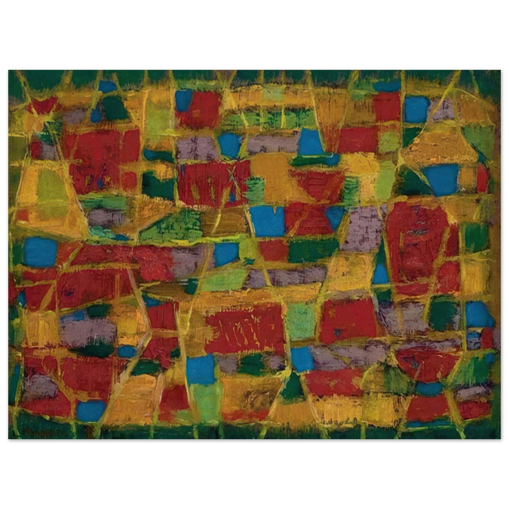 Alfred Manessier - Champs de blÃƒÂ© - 1949  75x100 cm / 30x40inches Fine Art Poster