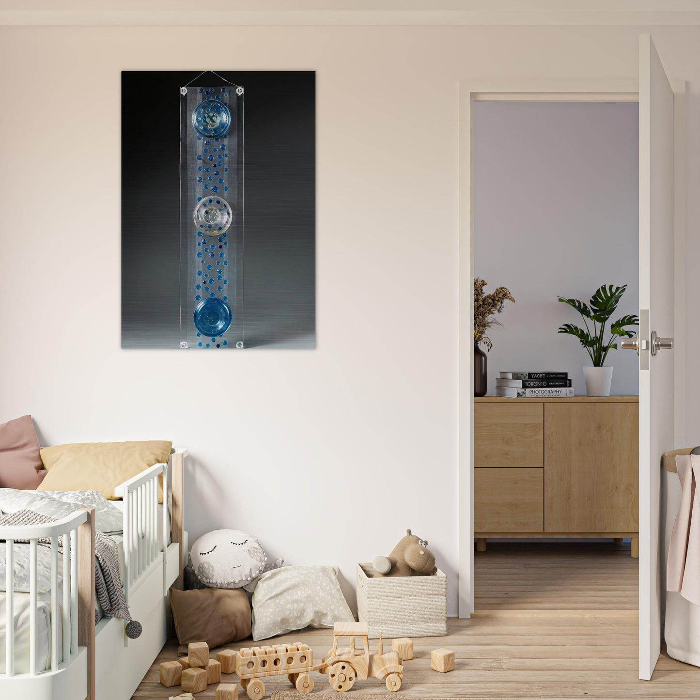 Untitled - Kinetic Art - Gyula Kosice Brushed Aluminum Print - 70x100 cm / 28x40 inches | Gyula Kosice Aluminum Print | Gyula Kosice Prints