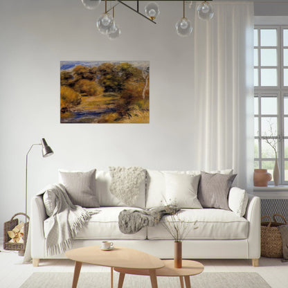 The Clearing - Pierre-Auguste Renoir Brushed Aluminum Print - 70x100 cm / 28x40 inches | Pierre-Auguste Renoir Aluminum Print | Pierre-Auguste Renoir Prints