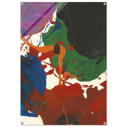 Untitled  Los Angeles  - Sam Francis Acrylic Print - 70x100 cm / 28x40″ inches