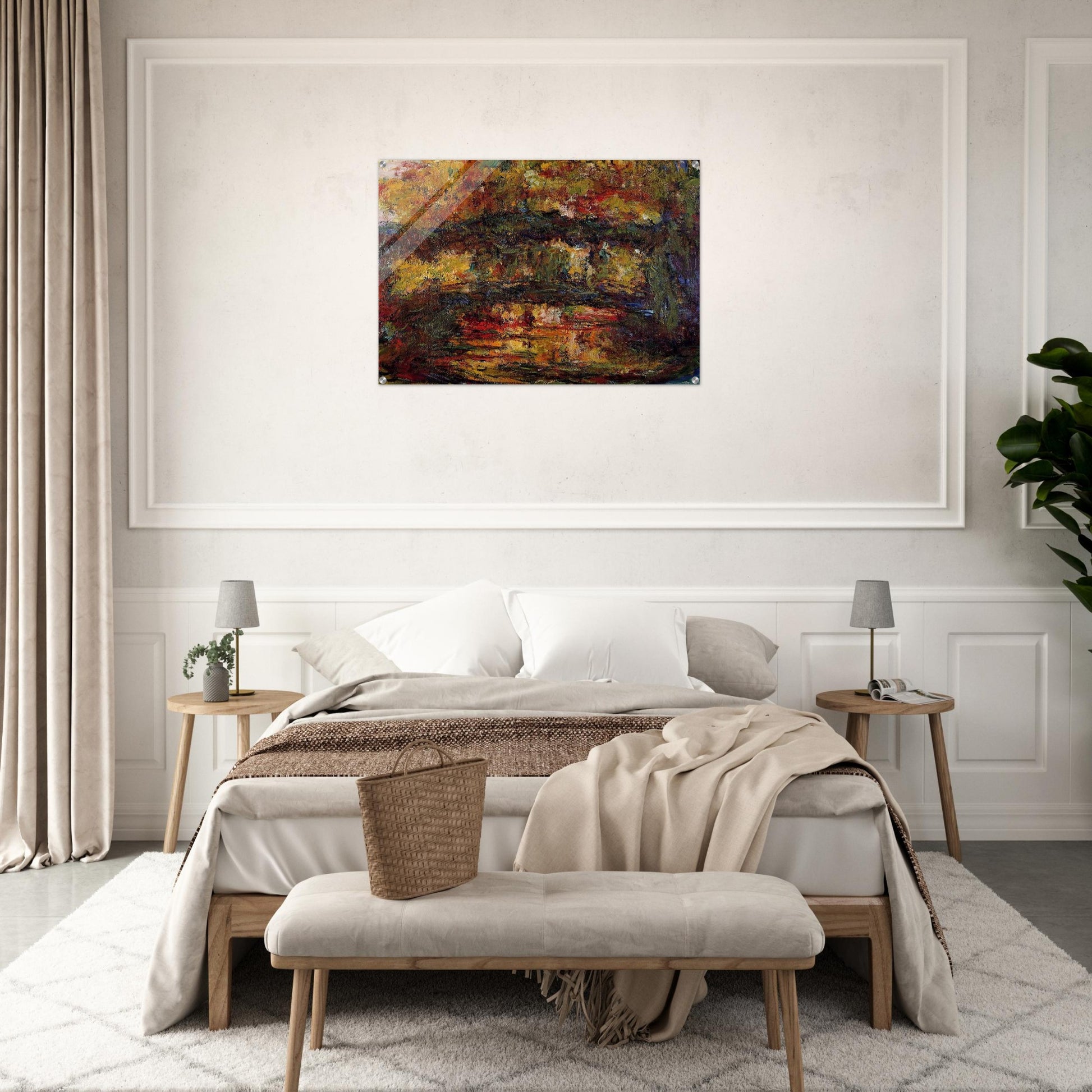 The Japanese Bridge 4 - claude monet Acrylic Print - 70x100 cm / 28x40″ inches