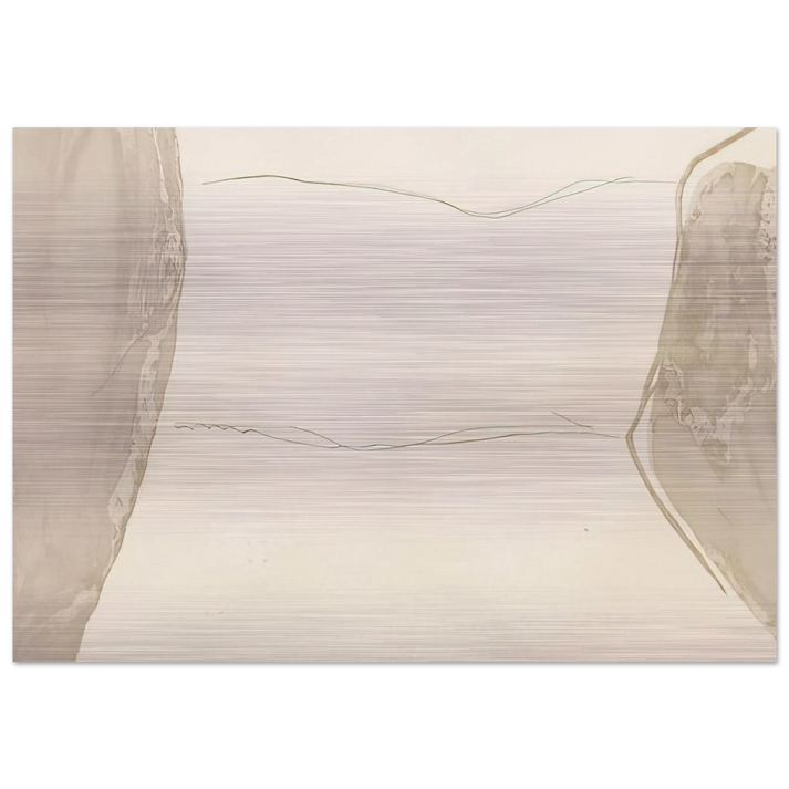 Ponti - 1973 - Helen Frankenthaler Brushed Aluminum Print - 70x100 cm / 28x40 inches | Helen Frankenthaler Aluminum Print | Helen Frankenthaler Prints