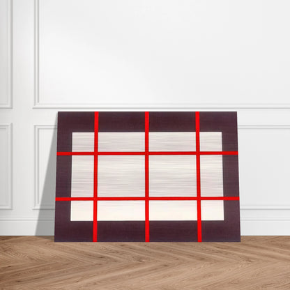 Untitled from Artists Against Torture Portfolio - 1993 - Donald Judd Brushed Aluminum Print - 70x100 cm / 28x40 inches | Donald Judd Aluminum Print | Donald Judd Prints