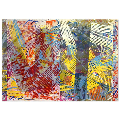 Pretty Boxes - Sam Gilliam Acrylic Print - 70x100 cm / 28x40″ inches | Sam Gilliam Wall Art | Sam Gilliam Prints