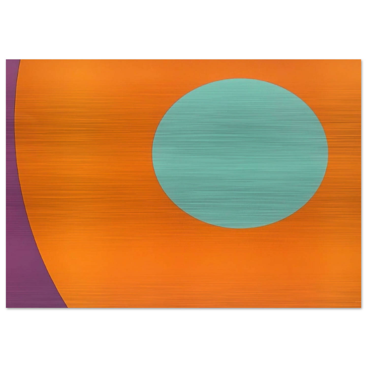 Untitled Abstract - 1962 - Alexander Liberman Brushed Aluminum Print - 70x100 cm / 28x40 inches | Alexander Liberman Aluminum Print | Alexander Liberman Prints