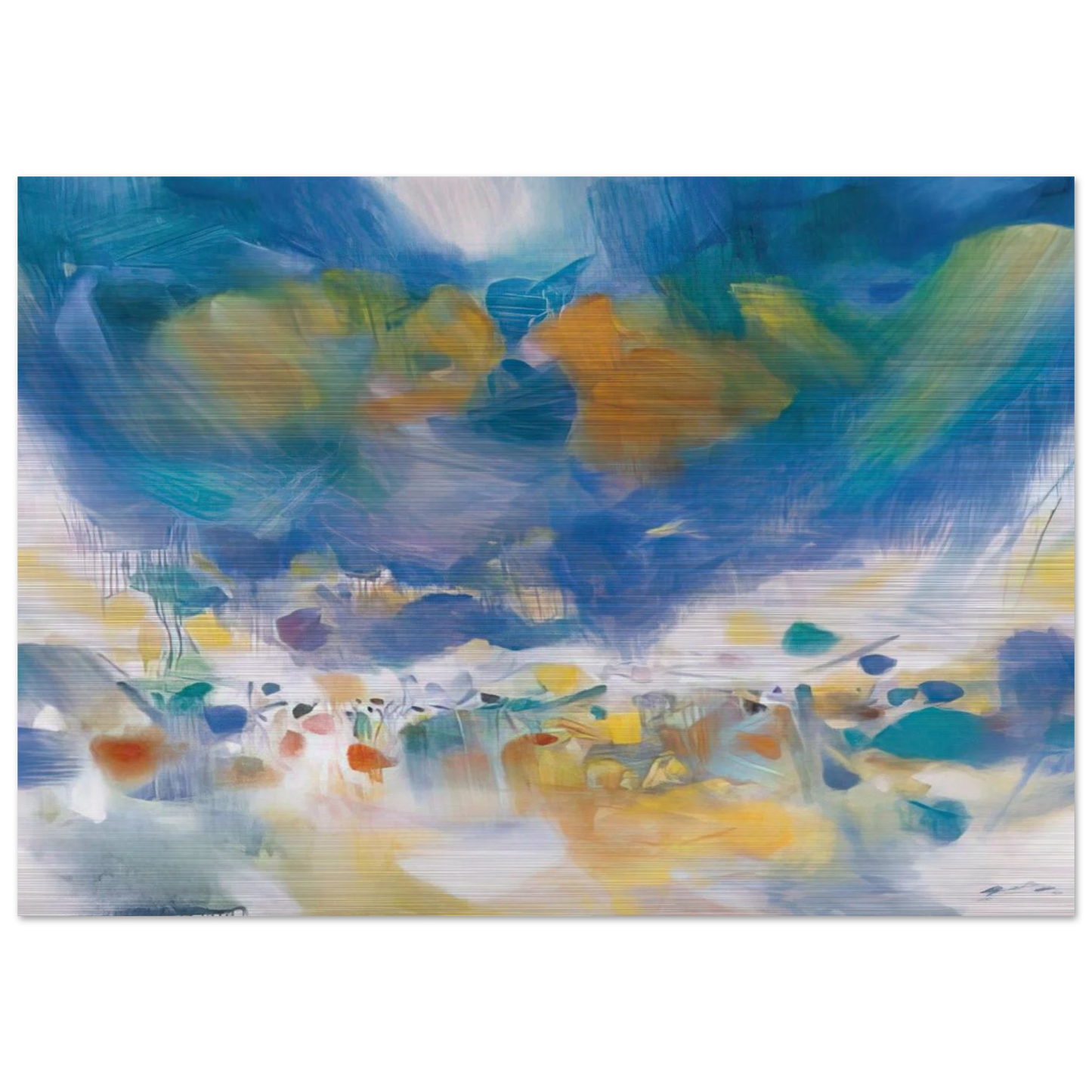 LE VOILE DES ILLUSIONS 2007 - Chu teh Chun Brushed Aluminum Print - 70x100 cm / 28x40 inches | Chu teh Chun Aluminum Print | Chu teh Chun Prints