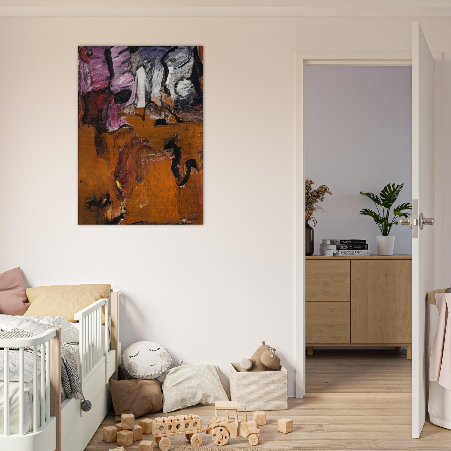 Pallas Athena--Earth - Grace Hartigan Brushed Aluminum Print - 70x100 cm / 28x40 inches | Grace Hartigan Aluminum Print | Grace Hartigan Prints