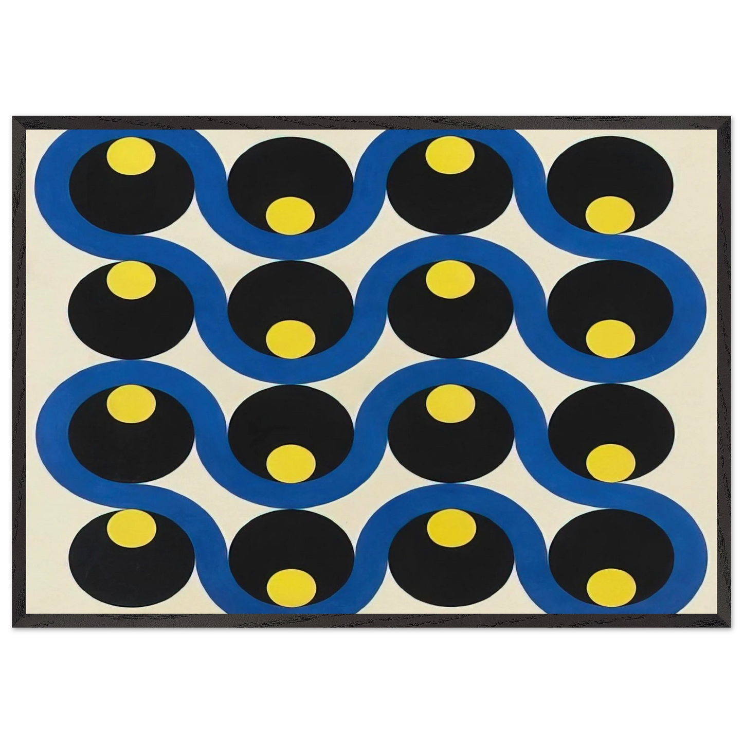 Beat - 1952 - Alexander Liberman 70x100 cm / 28x40 inches Framed Art Print – Black Wooden Frame