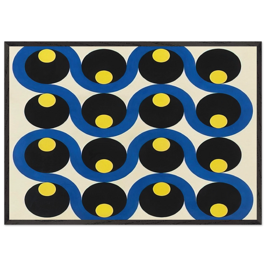 Beat - 1952 - Alexander Liberman 70x100 cm / 28x40 inches Framed Art Print – Black Wooden Frame
