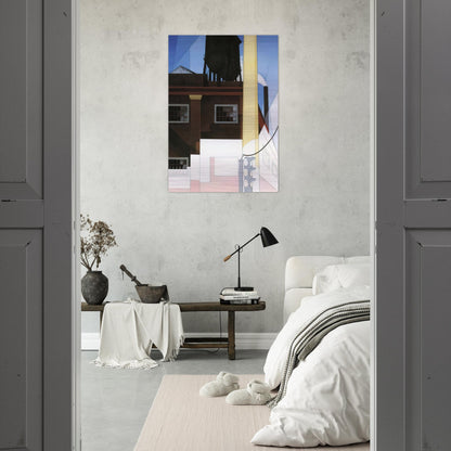 And the Home of the Brave - 1931 - Charles Demuth Brushed Aluminum Print - 70x100 cm / 28x40 inches | Charles Demuth Aluminum Print | Charles Demuth Prints