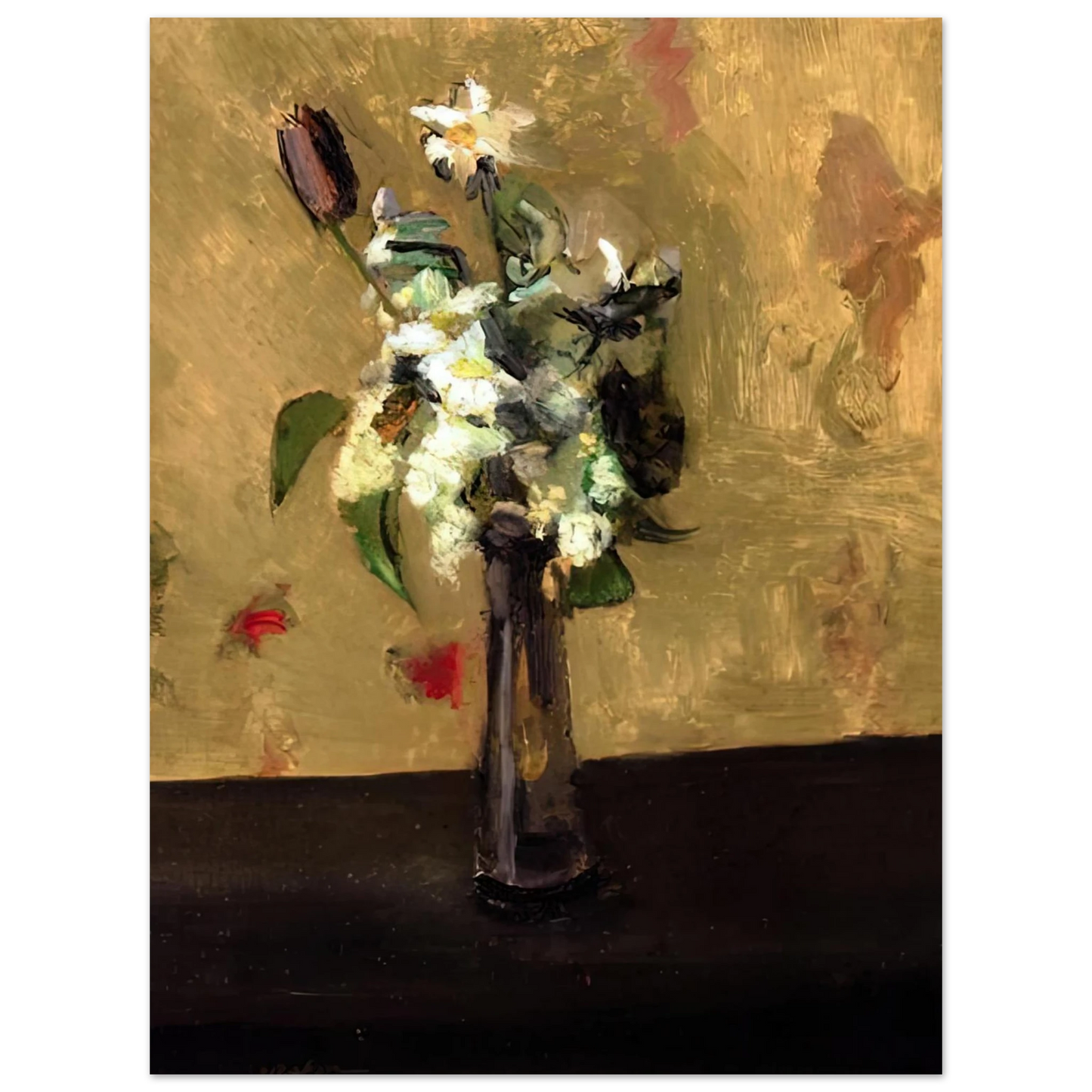 Henri Matisse - BOUQUET OF FLOWERS IN A CRYSTAL VASE 1902  75x100 cm / 30x40inches Fine Art Poster