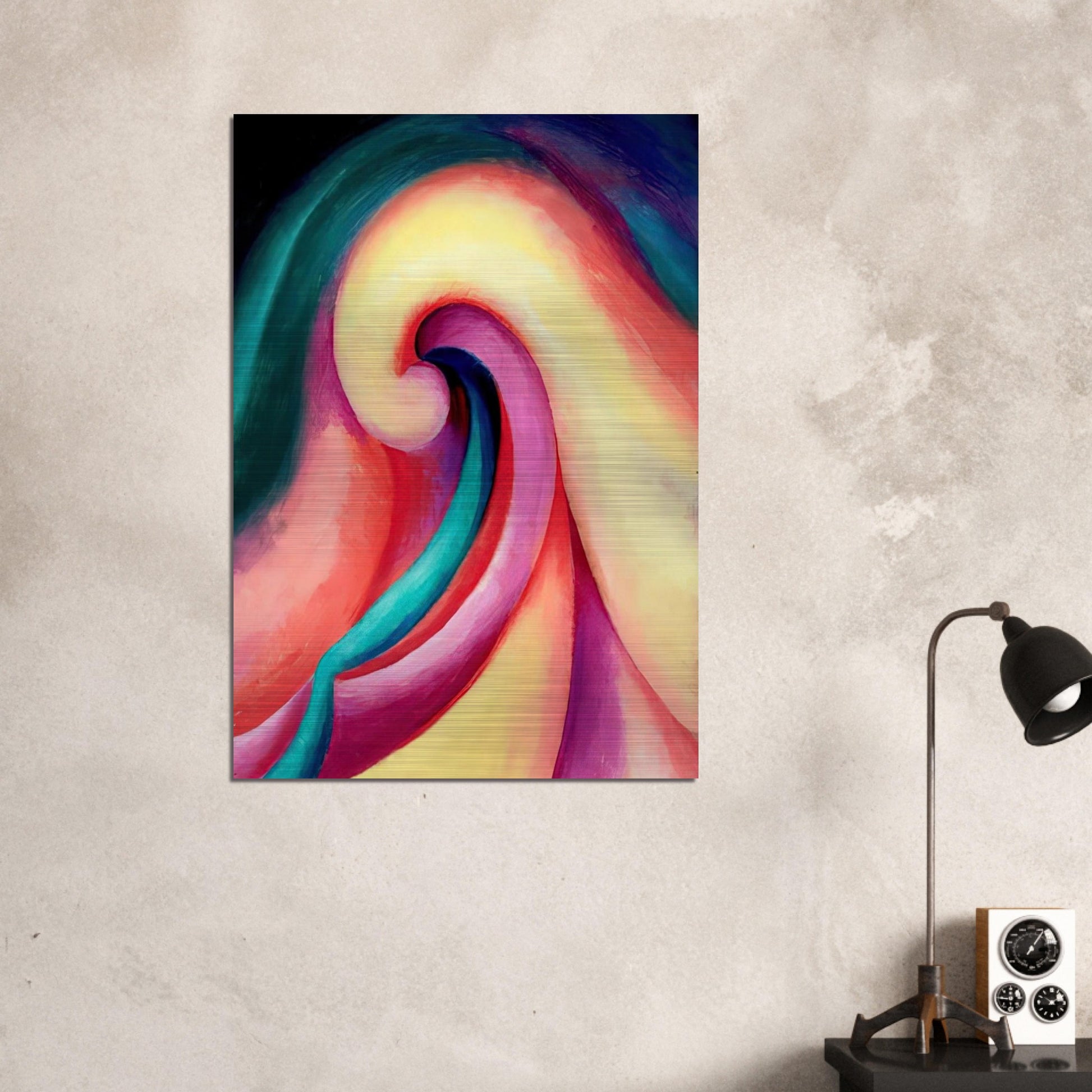 Series I, No. 3 - Georgia O'Keeffe Brushed Aluminum Print - 70x100 cm / 28x40 inches | Georgia O'Keeffe Aluminum Print | Georgia O'Keeffe Prints
