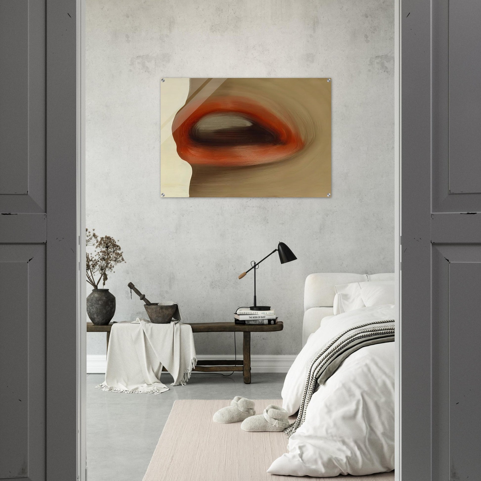 MUND MOUTH BRIGITTE BARDOT S LIPS 1963 - Gerhard Richter Acrylic Print - 70x100 cm / 28x40″ inches