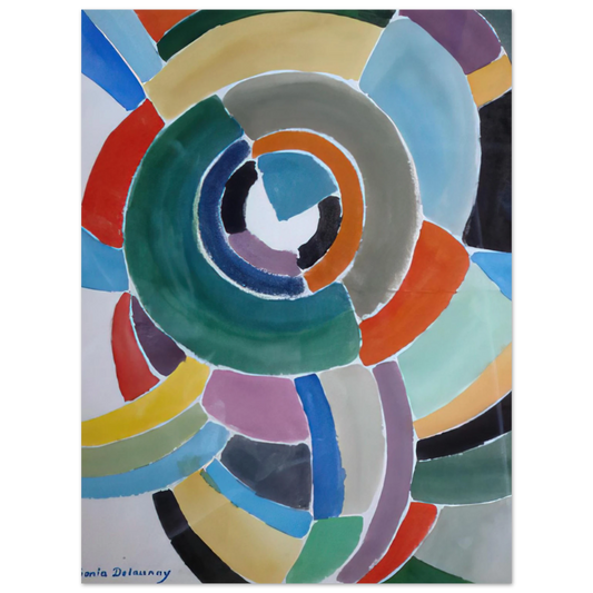 Sonia Delaunay - ORFIZME  75x100 cm / 30x40inches Fine Art Poster