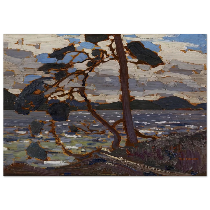 SKETCH FOR THE WEST WIND 1916 - Tom Thomson Brushed Aluminum Print - 70x100 cm / 28x40 inches | Tom Thomson Aluminum Print | Tom Thomson Prints