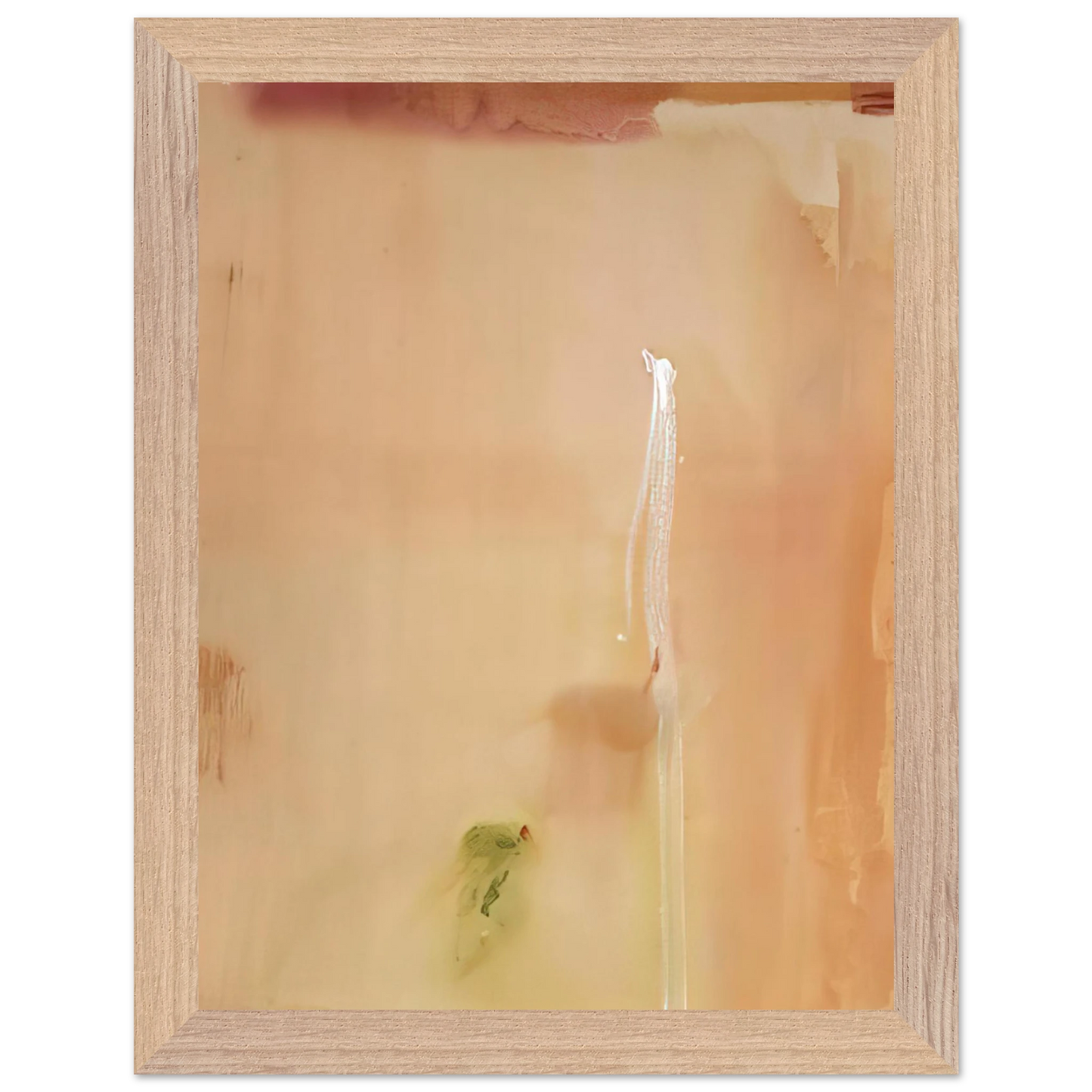 Helen Frankenthaler - Dawn Stroke - 1977 Wall art - 30x45 cm / 12x18 inches - Premium Wooden Framed Poster With Fine Art Paper-canvas - Black frame