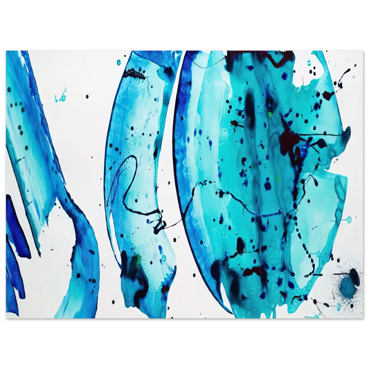 Sam Francis - Untitled  75x100 cm / 30x40inches Fine Art Poster