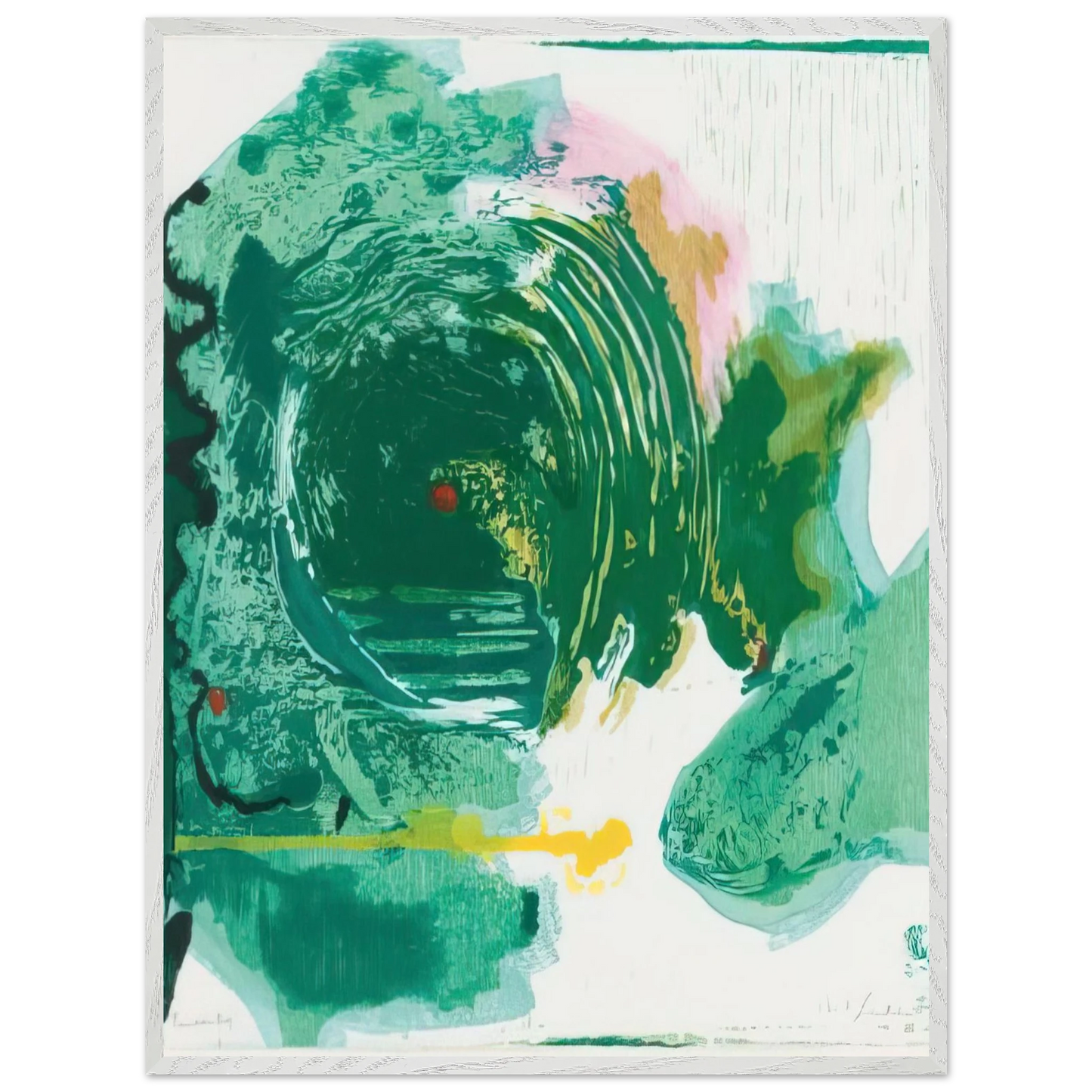 Helen Frankenthaler - Radius - 1993 Wall art - A3 (29.7 x 42  cm) - Fine Art Poster-canvas - -