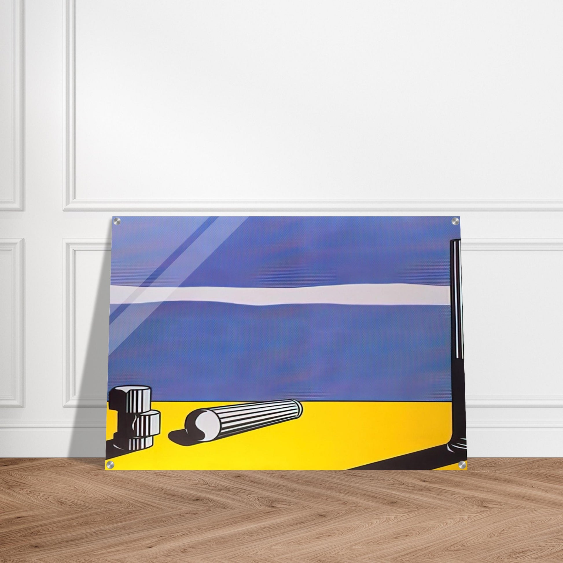RUINS 1965 - Roy Lichtenstein Acrylic Print - 70x100 cm / 28x40″ inches