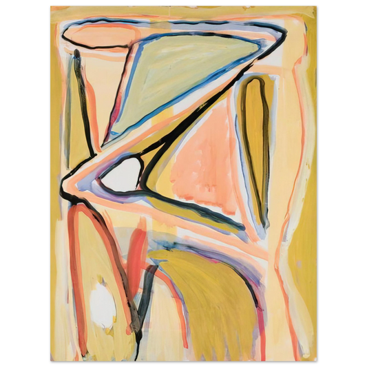 Bram van Velde - Composition - 1967  75x100 cm / 30x40inches Fine Art Poster