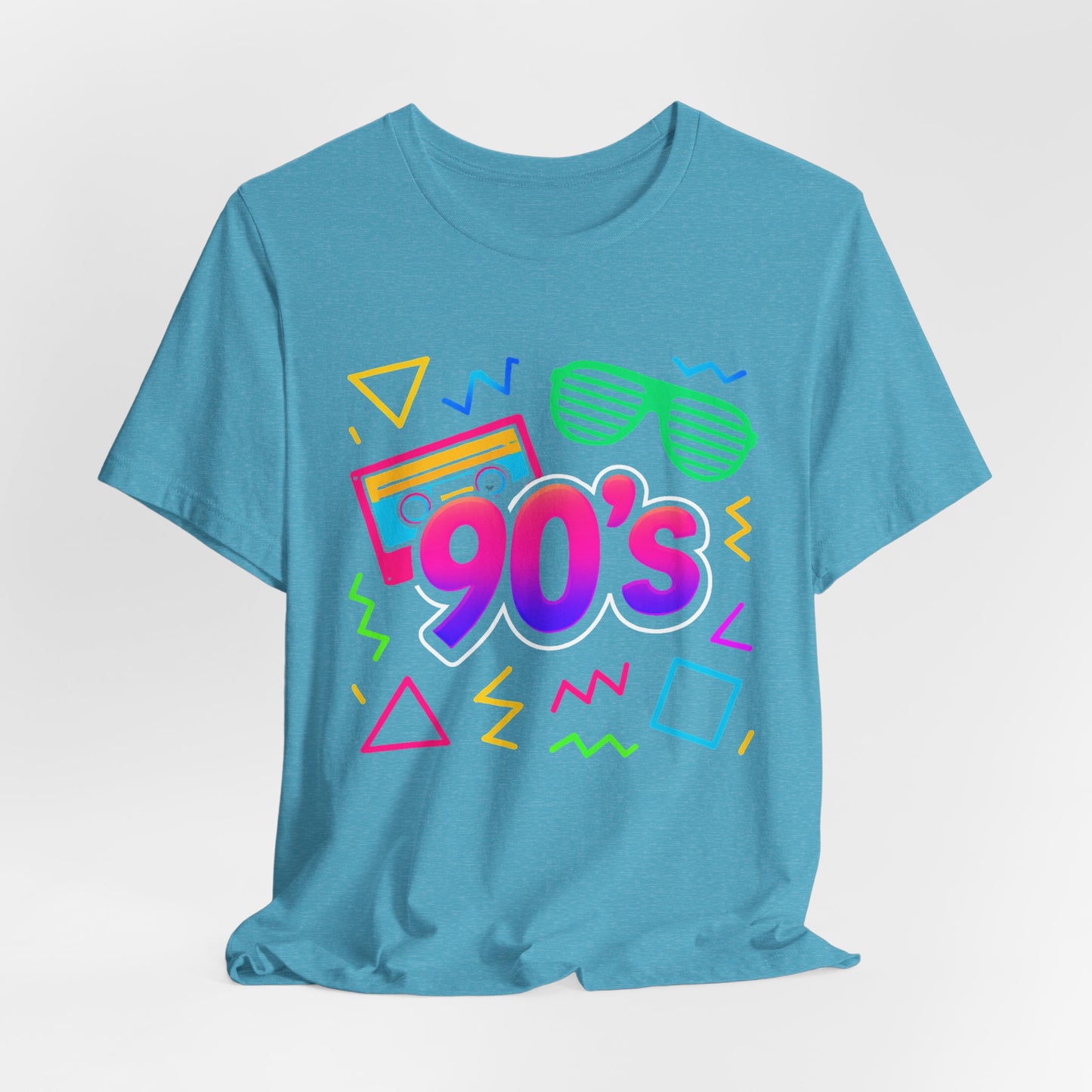 Música de la vieja escuela de los 90: ambiente arcade, clásico vintage de los 90. Camiseta retro de los 90 con la frase "Amo los años noventa".